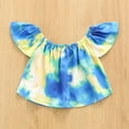 thumbnail image 4 of Baby Girl Clothes Outfits Cotton Tie Dye Tops Casual 2PC Set, 4 of 8