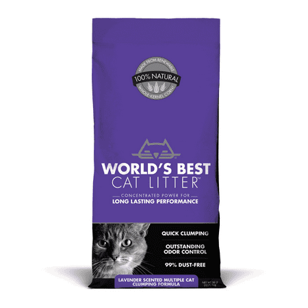 World's Best Cat Litter Multiple Cat Clumping, Lavender Scented,