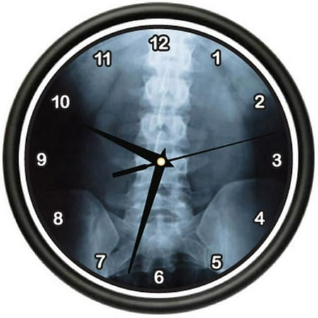 DIGITAL X-RAY Wall Clock medicine doctor x ray bones testing surgeon gag gift