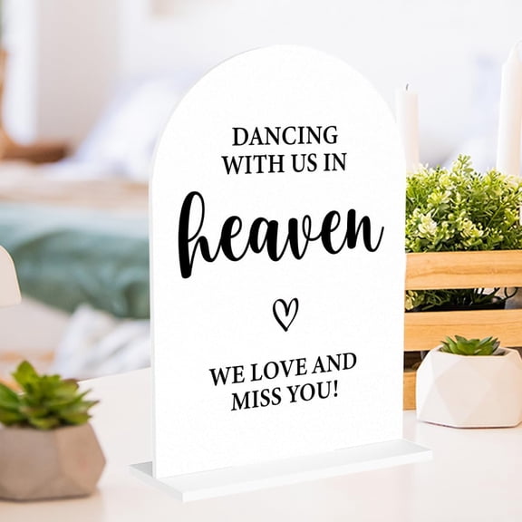 Wedding Decor Table Sign Table Top Signs for Wedding Reception and Event Party Decor, Glamorous Acrylic Stand for Seating and Labels Acrylic 5 X 7 Inches