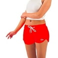 thumbnail image 6 of Women’s Solid Bright Colored Quick Dry Swim Trunks, Swimwear, Bathing Suits, Swimming Shorts for Women, Fluorescent Orange, 3X-Large, 6 of 11