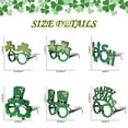 thumbnail image 3 of St. Patricks Day Accessories Set St. Patrick's Day Headbands, Green Shamrock Clover Headband Shamrock Eyeglasses for St. Patrick's Day Irish Lucky Day Party Favors, 3 of 6