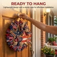 thumbnail image 5 of Patriotic Eagle Wreath for Front Door | 4th of July Memorial Wreath | Red, White & Blue Door Wreath for Indoor & Outdoor Holiday Decor, 5 of 8