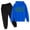 Blue, variant on Hwmodou Toddler Boys Holiday Outfit Sets Fall Winter Childrens Hoodie Pullover Set Novelty Printed Hoodie Set On Underwear Leisure Letter Printed Long Sleeve Gifts For Teen Boys,3-14Y