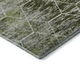 thumbnail image 3 of Addison Rugs Mayfield Premium Machine Washable Transitional Geometric Olive Rectangle Rug, 2'6" x 3'10", 3 of 7
