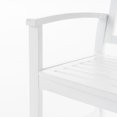 thumbnail image 4 of GDF Studio Rubie Outdoor Acacia Wood Bench, White, 4 of 10