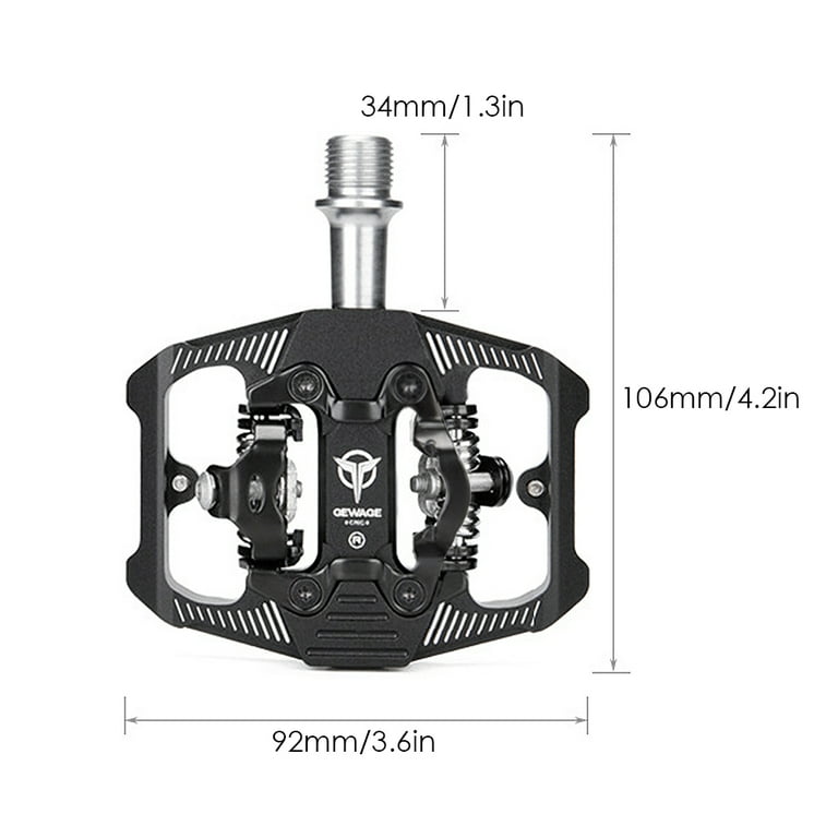 Double sided sales cycling pedals