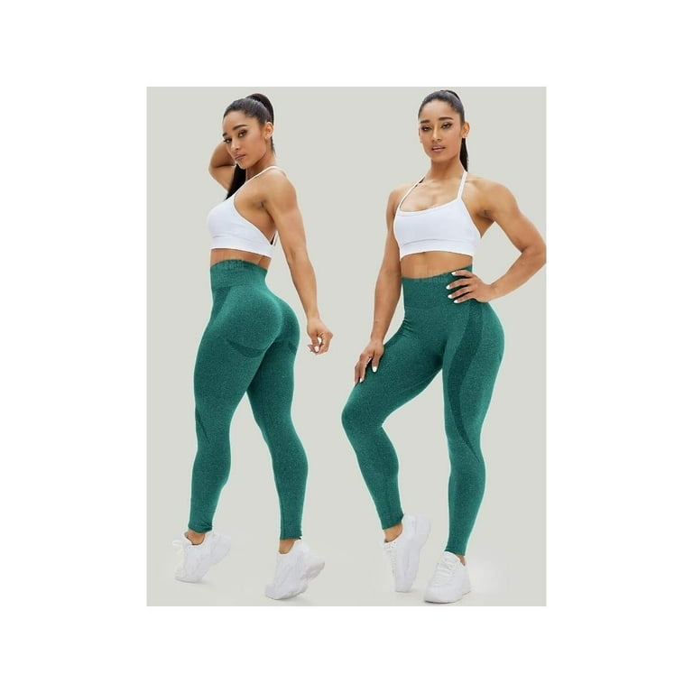 Soft Women Seamless Leggings Smile Contour High Waist Workout Gym Yoga Pants  