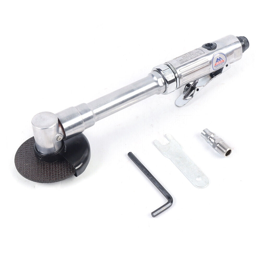 Miumaeov Pneumatic Cutting Machine Air Angle Grinder Air Cutter Grinding Tool Long Handle