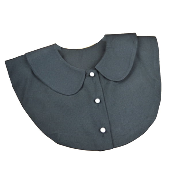 Cuello falso desmontable Alt Ropa Dickey suéter blusa media camisas para trajes de negocios ropa accesorios de ropa Black 2 Pack Inevent AP008266-06B