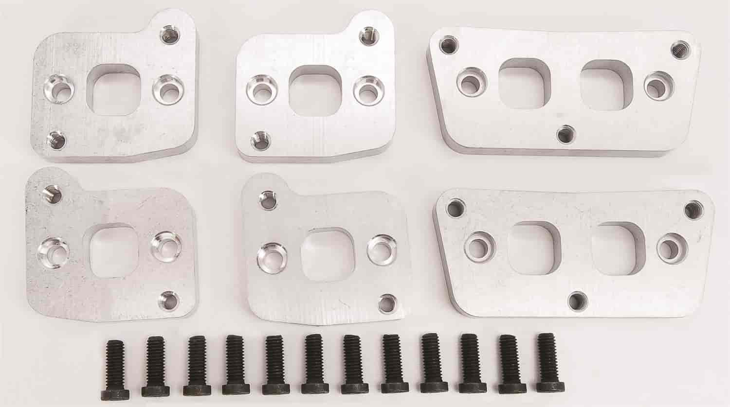 JEGS 30790 Small Block Chevy to Stahl Header Adapters 5/8 in. Thick Port opening