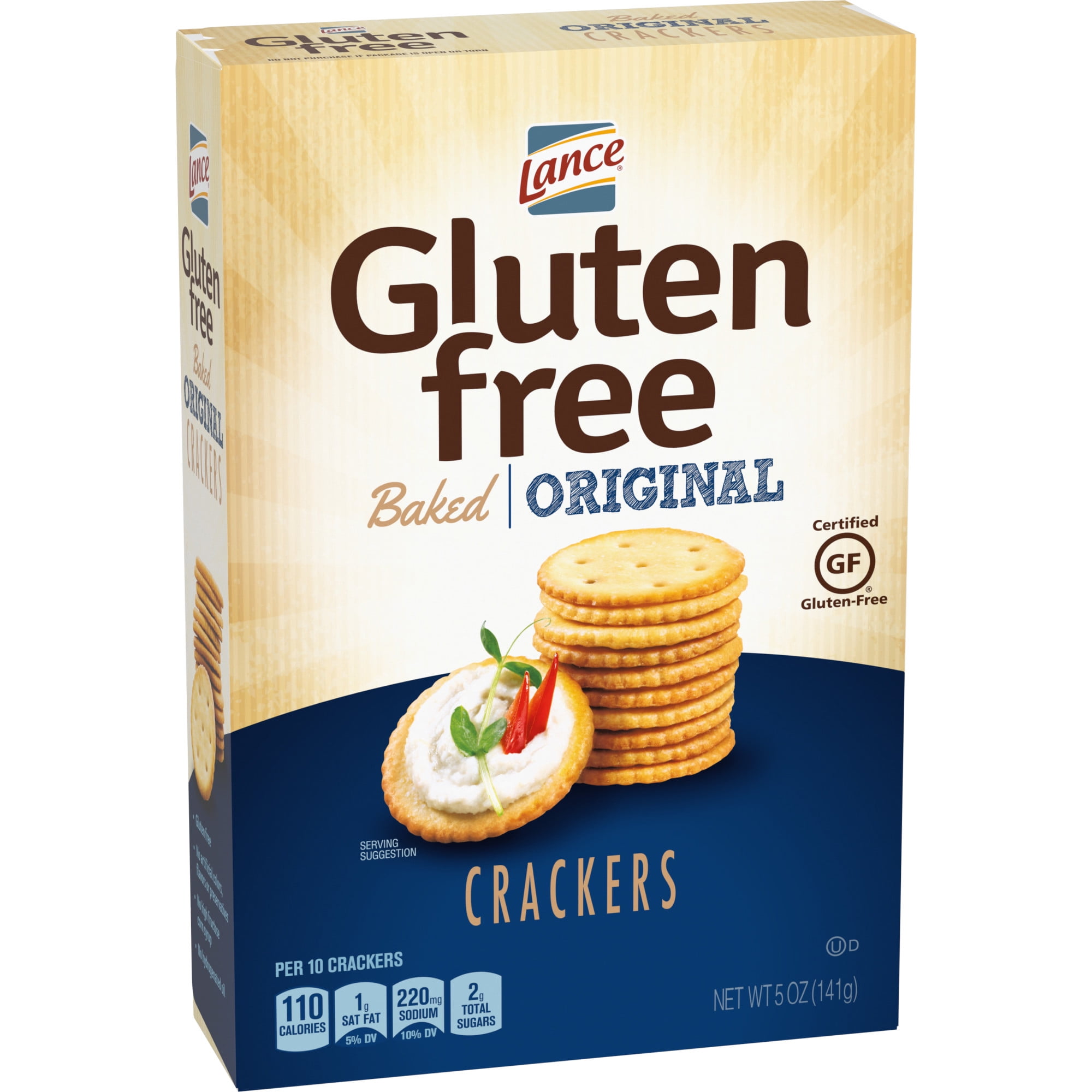 Lance Gluten Free Original Crackers, 5 oz, 4 Ct