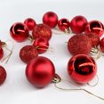 thumbnail image 3 of 50-Pack Assorted Christmas Ball Ornaments, Mixed Finishes for Tree, Wreath, and Mantel Styling, 3 of 5