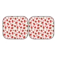 thumbnail image 7 of Daiia Strawberries 2PCS Car Windshield Sun Shade, Foldable Sun Shield for Car Front Window, Auto Sun Blocker Visor Protector Universal for Truck SUV Pickup-Small, 7 of 7