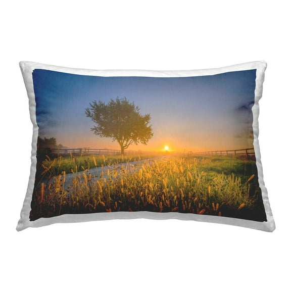Stupell Industries Rising Sun Horizon Decorative Printed Throw Pillow Design by Marty Hulsebos.