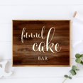 thumbnail image 4 of Andaz Press Wedding Party Signs, Rustic Wood Print, 8.5x11-inch, Funnel Cake Bar Reception Dessert Table Sign, 1-Pack, Unframed, 4 of 4