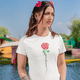 thumbnail image 3 of Playera de Mujer 1 Pza con Estampado Rosa con Frase en inglés "Proud Mom" | 10 de Mayo Día de las Madres | Prenda entallada y Tela delgada fabricada con 100% Algodón, 3 of 5