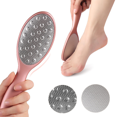 thumbnail image 4 of Escofina para pies Lima para pies Cuidado de los pies Pedicura Herramienta de superficie metálica para eliminar la piel dura, Lima de acero inoxidable Vhermosa CPB-US-YYM283-2, 4 of 5