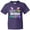 Purple, variant on Inktastic Grandpa's Fishing Buddy with Colorful Fish Youth T-Shirt