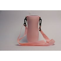 Universal Neoprene Water Bottle Cover | Insulated Sleeve Protector for Sports & Outdoor Use | Shock-Absorbent Cup Rubber Bag with Shoulder Strap | Fits Bottles
