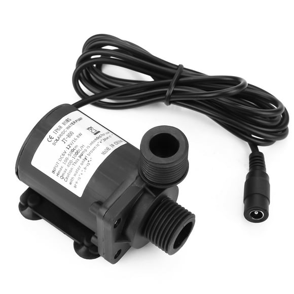 Brushless Pumps, Standard Caliber Water Pump Easy To Install High Power 800L/H Low Noise For Solar Heaters For Fish