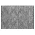 thumbnail image 2 of Addison Rugs Chantille Indoor/Outdoor Transitional Geometric Charcoal Washable Rectangle Rug, 1'8" x 2'6", 2 of 6