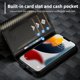thumbnail image 4 of Premium Carbon Fiber Faux Leather Flip Wallet Anti-Shatter Flip Card Phone Case For IPhone 15 Plus 14/13/12/11 Pro Max XS Max XR 12/13 Mini 7/8 Plus SE Shockproof Protect Cover, 4 of 5