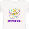 thumbnail image 4 of Inktastic Mardi Gras Party Crown Mask Boys or Girls Long Sleeve Baby Bodysuit, 4 of 5
