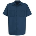 thumbnail image 2 of Red Kap Men's Short Sleeve Wrinkle-Resistant Cotton Work Shirt, 2 of 4