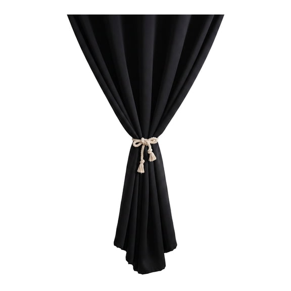 No Drill Blackout Curtains, Self-Adhesive Thermal Insulated Window Drapes 35"X48“