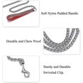 thumbnail image 4 of New ModelsLINJOU Metal Anti-Chew Dog Leash Leash with Padded Handle for Small to Medium Dogs, 4 of 5