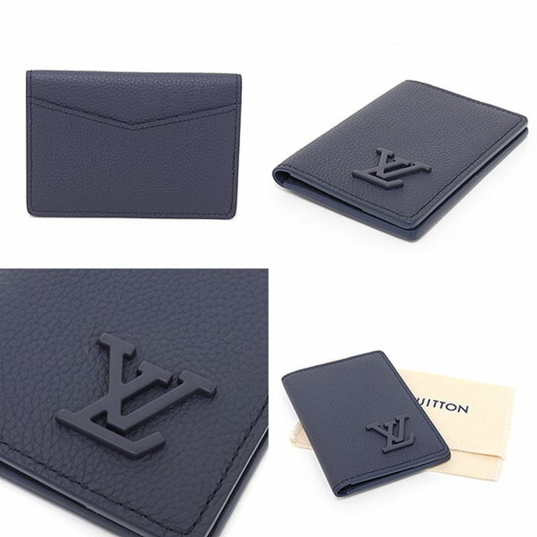 Pre-Owned Louis Vuitton Organizer de Poche Marine Aerogram M81730 