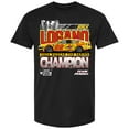 thumbnail image 2 of Men's Team Penske Black Joey Logano 2024 NASCAR Cup Series Champion Official T-Shirt, 2 of 3