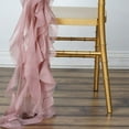 thumbnail image 2 of BalsaCircle Chair Sashes Curly Chiffon High Quality Shipped Untied, 32, 2 of 2
