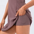 thumbnail image 6 of Summer 2 Piece Sets for Women Woman Summer Outfit Clothing Set Female V-Neck Sleeveless Tops Skirt Suit Cargo Pant Style S_410 Women's Tracksuits Purple L, 6 of 7