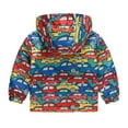 thumbnail image 4 of Toddler Girls' Boys' Cute Jackets & Coats Casual Printing Cartoon Hooded Outwear Zipper Long Sleeve Windproof Jackets For Boys Girls Size 3-4T, 4 of 4