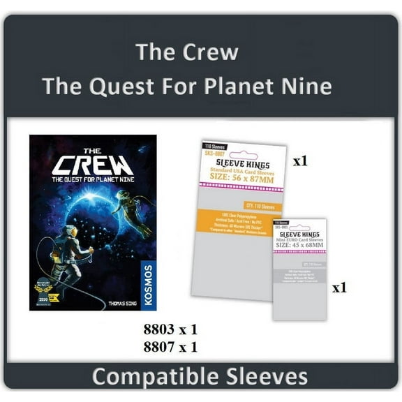 "The Crew: The Quest for Planet Nine" Compatible Sleeve Bundle (8803 X 1   8807 X 1)