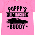 thumbnail image 4 of Inktastic Poppy's Lil' Racing Buddy with Car Silhouette Boys or Girls Baby Bodysuit, 4 of 5