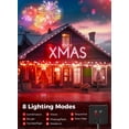 thumbnail image 2 of Luces solares navideñas Minetom 200 LED de 80 pies, paquete de 2, 2 of 7