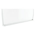 Universal Melamine Dry Erase Board, 48" x 36", SatinFinished Aluminum