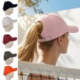thumbnail image 1 of TTJ Men's Baseball Caps Mens Hats Half-top Ponytail Bucket Hat Hollow-out Visor Cap Sunshade Hat Sun Protection Hat Sun Hat, 1 of 6