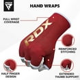 thumbnail image 4 of RDX Boxing Hand wraps MMA Inner Gloves Punch Bag Half finger Bandages, M, 4 of 5
