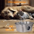 thumbnail image 4 of Cat Water Fountain Stainless Steel Automatic Pet Water Fountain Dog Water Dispenser with Water Level Window 3.2L for Cats 3.2L-Basic USB Plug, 4 of 5