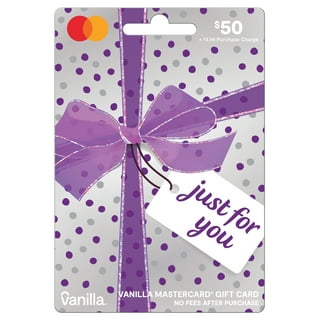 $50 Vanilla Visa Shiny Bow Gift Card