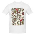 thumbnail image 4 of Bingfone Dark Enchanted Flowers And Birds Men'S Loose Fit Short-Sleeve Pocket T-Shirt, 4 of 7