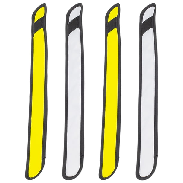 Paquete de 4 pulseras con luz LED, muñequera de seguridad nocturna para ciclismo, caminar, correr, concierto, acampar al aire libre