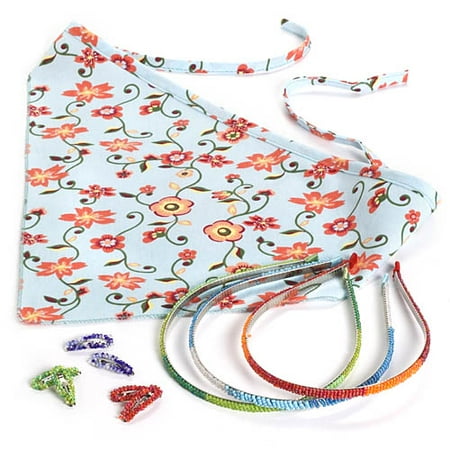 Mary-Kate and Ashley Floral and Beaded Hair Accessories