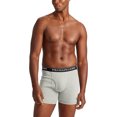 thumbnail image 2 of POLO RALPH LAUREN Mens Classic Fit Cotton Briefs, Trunks & Long Leg Available, 3-pack Boxer Grey XXL, 2 of 4