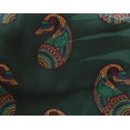 thumbnail image 4 of oneOone Georgette Viscose Fabric Paisley Block Printed Fabric 1 Yard 42 Inch Wide, 4 of 4