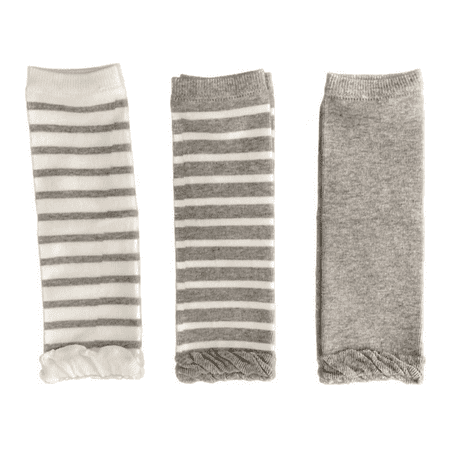 

3 Pack Baby Toddler Leg Warmer Soft 100% Cotton Infants Leg Warmer Keep Warm Kids leg Support For 6-36M